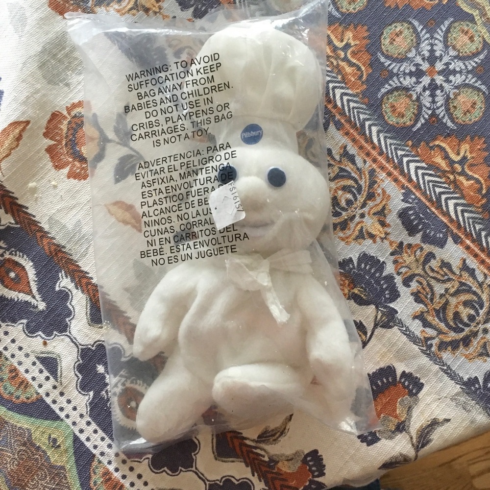 Pillsbury Doughboy White Plush Toy